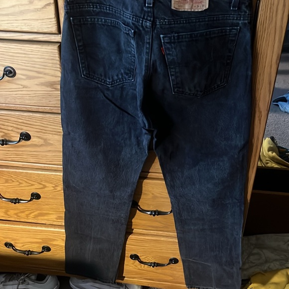 Levi’s 505 black jeans size 34x30 - Picture 4 of 5